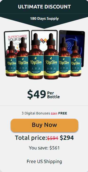 Keyslim Drops 6 Bottle Buy