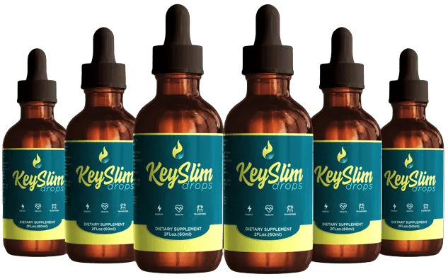 Keyslim Drops 6 Bottle